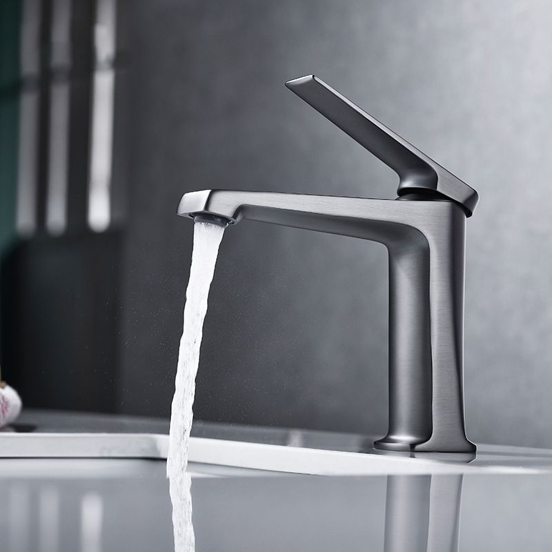 BowLift | Modern basin tap lever handle copper low arc basin tap