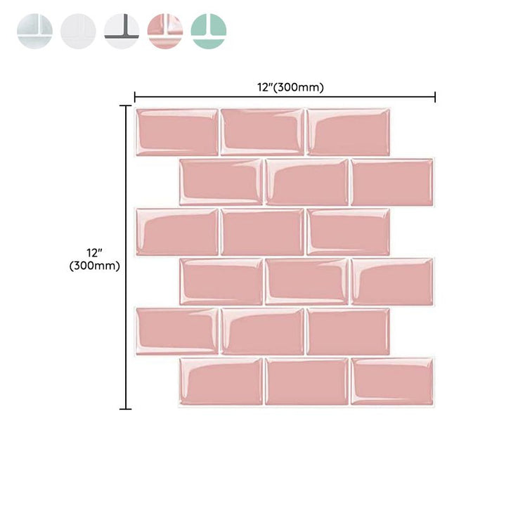 BowLift | PVC Peel-and-Stick Tiles Waterproof Peel-and-Stick Tiles with Square Shape
