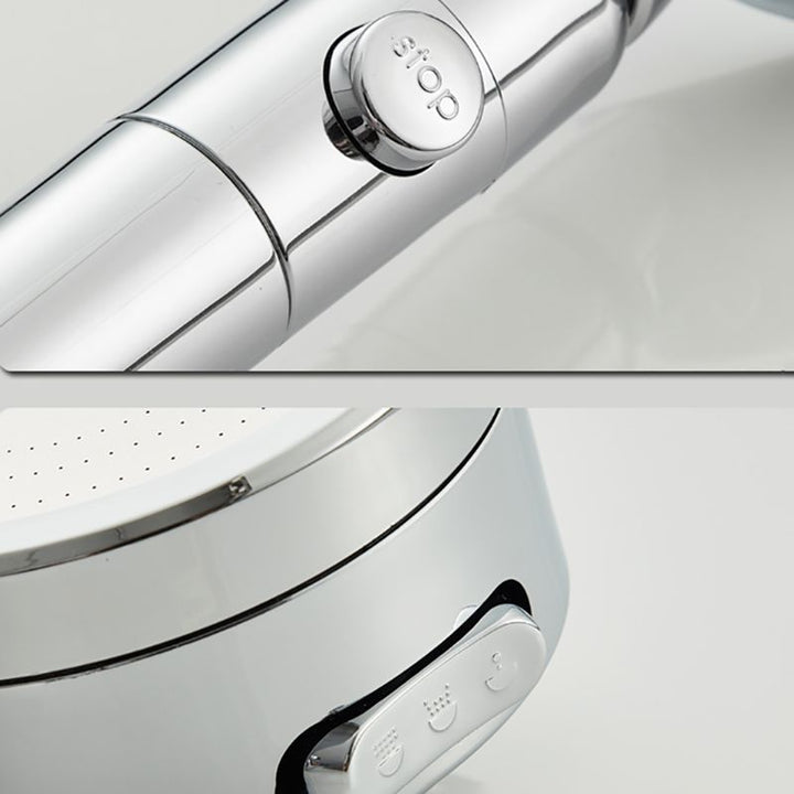BowLift | Contemporary 3 Beam Shower Head Adjustable Spray Pattern Rotating Hand Shower