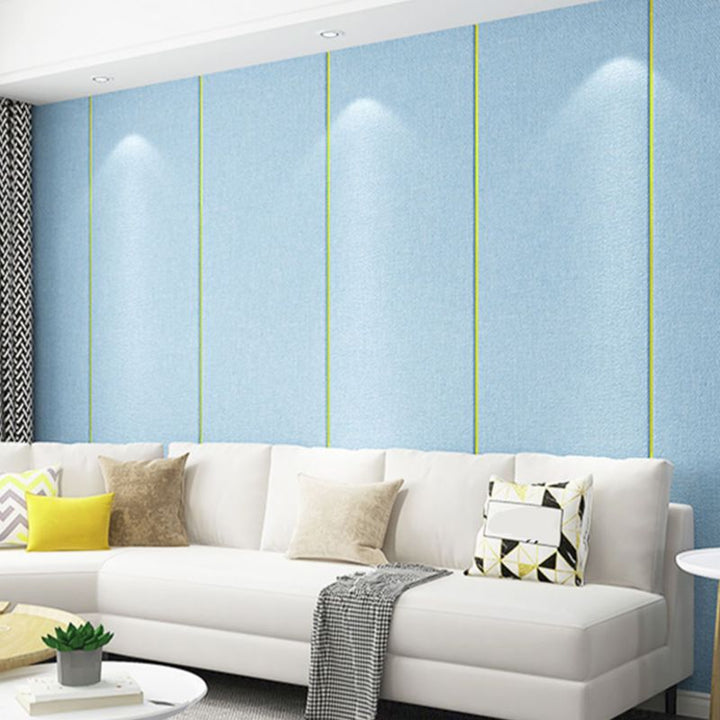BowLift | Modern Linen Wall Cladding Panels Textured Wall Interior Anti-Collision Board