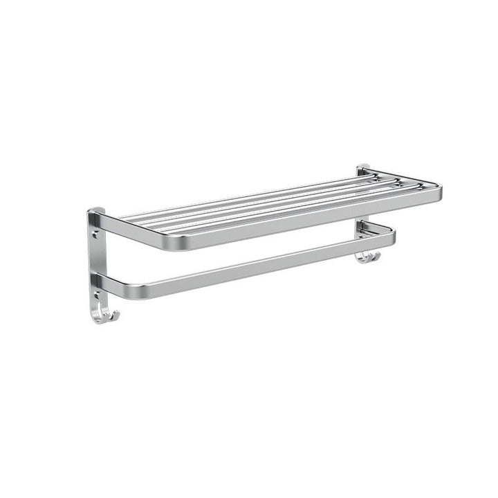 BowLift | 7-piece Bathroom Accessory Set Modern Aluminum Bathroom Set in Silver