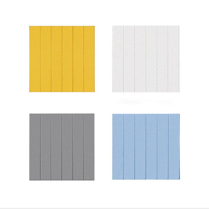 BowLift | Solid color 3D embossed wall panel waterproof foam interior wall tile