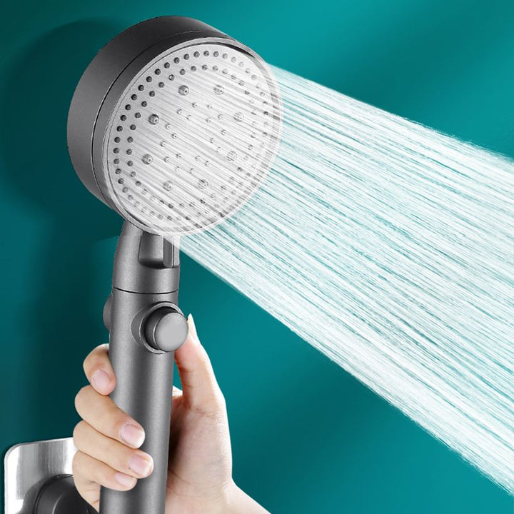 BowLift | Contemporary Round Hand Shower Adjustable Spray Pattern Wall Mounted Shower Head