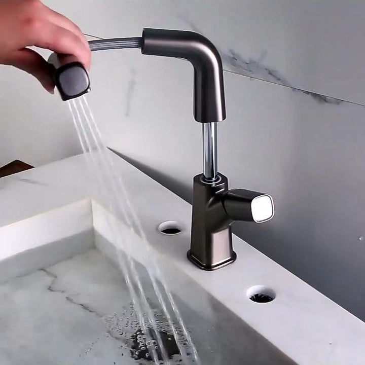 BowLift | Single-Lever Faucet Contemporary Style Basin Faucet for Bathroom