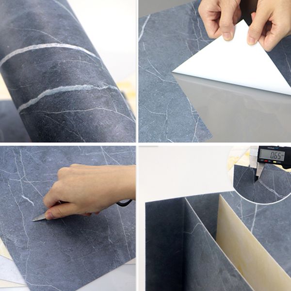 BowLift | PVC Peel & Stick Field Tile Single Tile Waterproof Wallpaper with Square Shape
