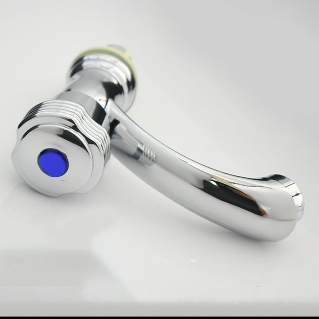 BowLift | Modern Bathroom Faucet Chrome Knob Handle with Water Hose Basin Faucet