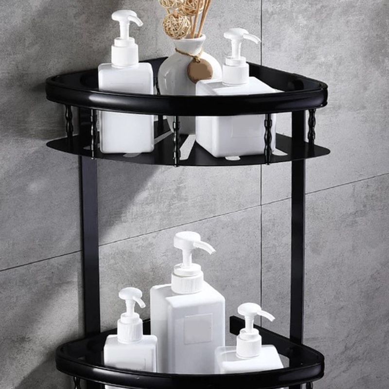 BowLift | Modern 5/6-piece bathroom accessory set with bathroom shelf/robe hooks/towel bar