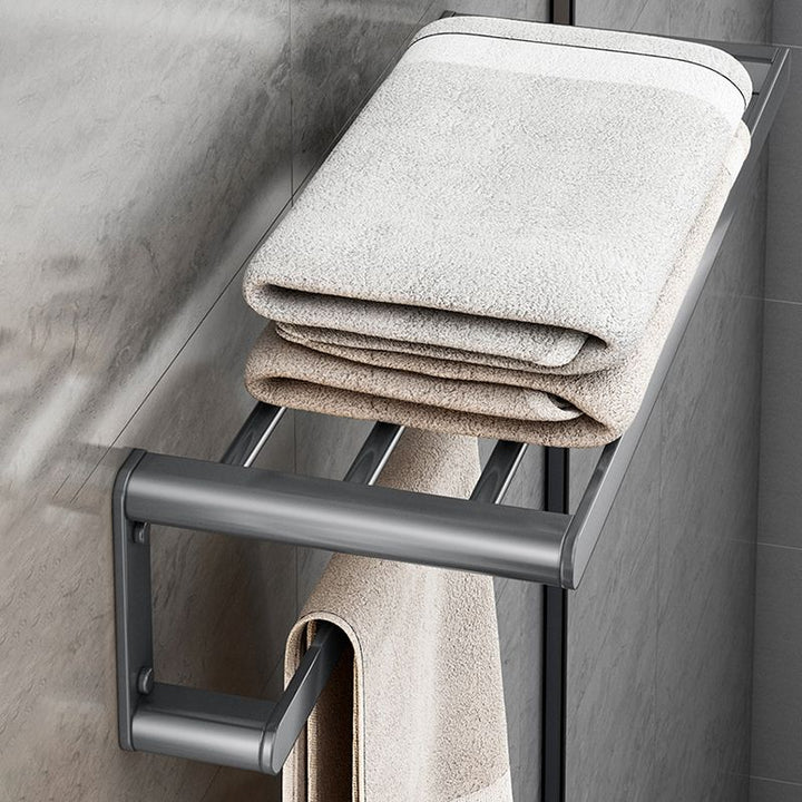 BowLift | Matte Gray Bathroom Hardware Set Modern Bathroom Accessories Set