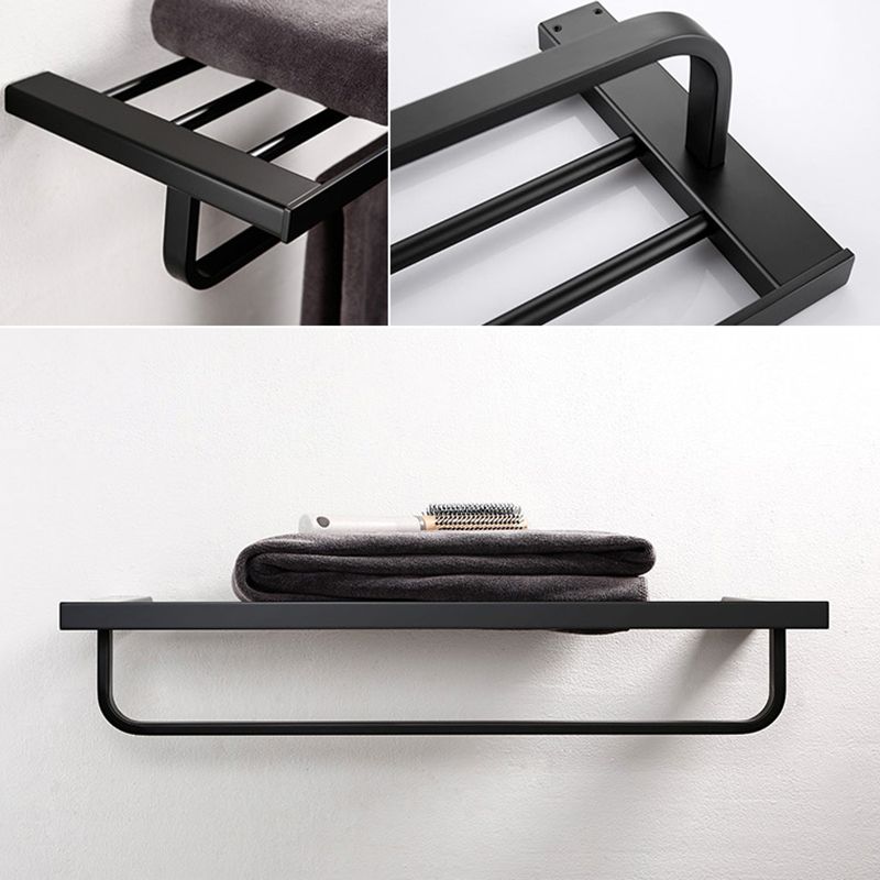 BowLift | Traditional Bathroom Accessories Hardware Set in Black Metal