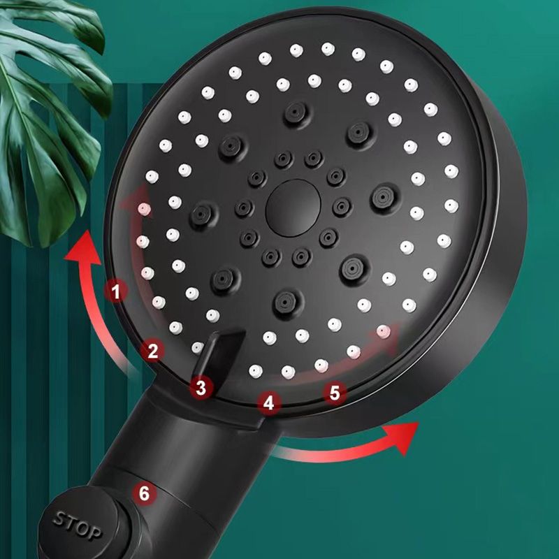 BowLift | Round Handheld Showerhead Plastic Adjustable Spray Pattern Showerhead for Home