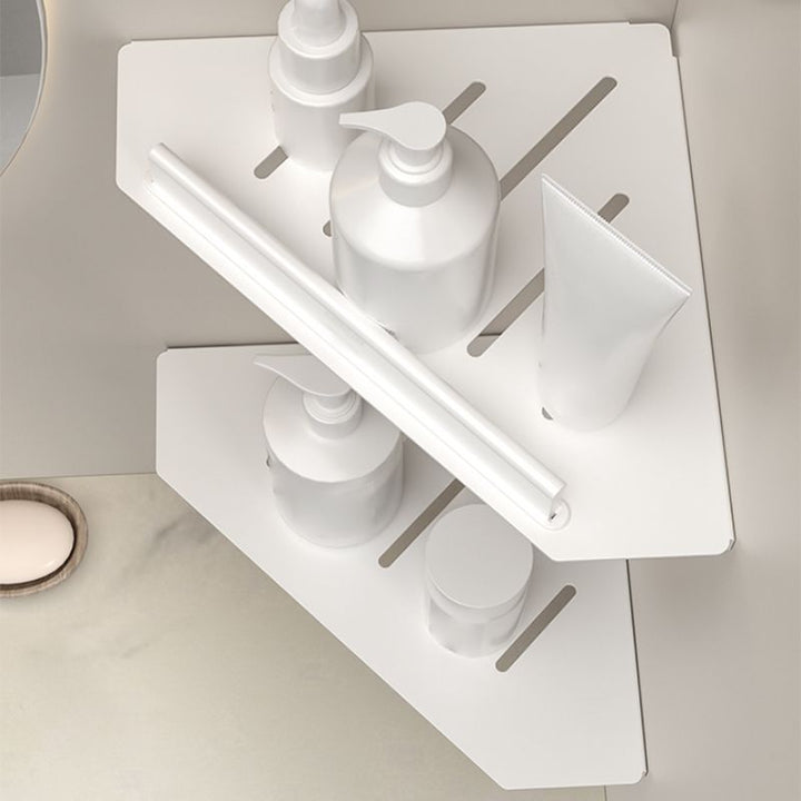 BowLift | Modern White Bathroom Accessories Set Bathroom Shelf Paper Holder Bathroom Accessories Kit