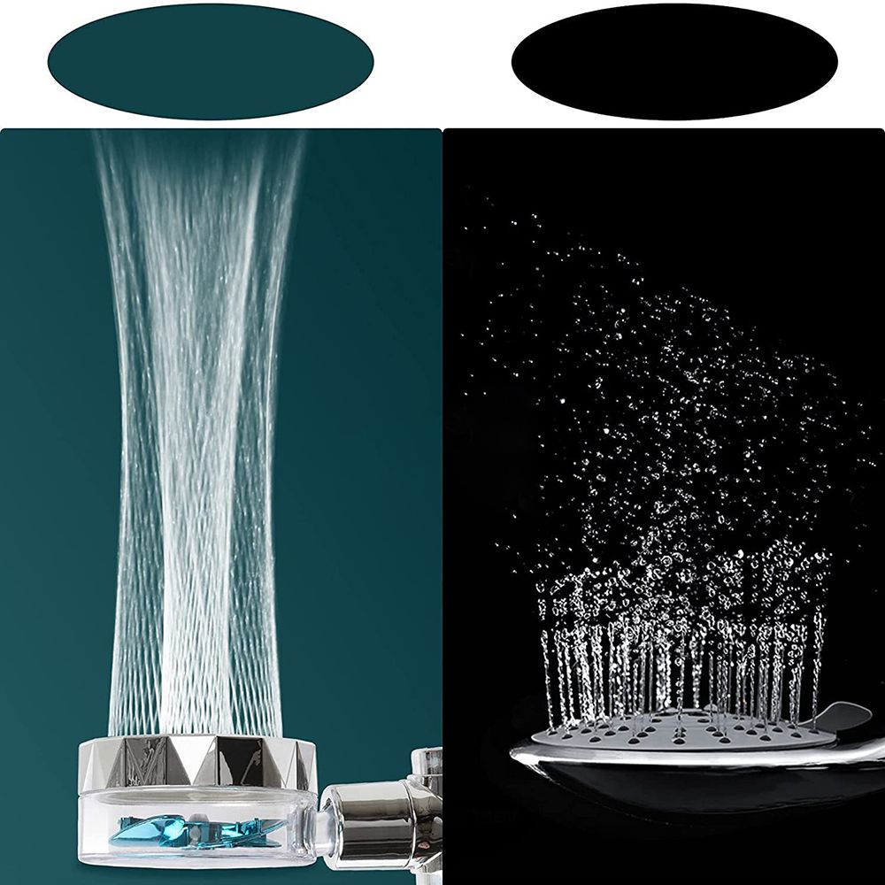 BowLift | Contemporary Handheld Supercharged Showerhead Round 3 Adjustment Spray Head