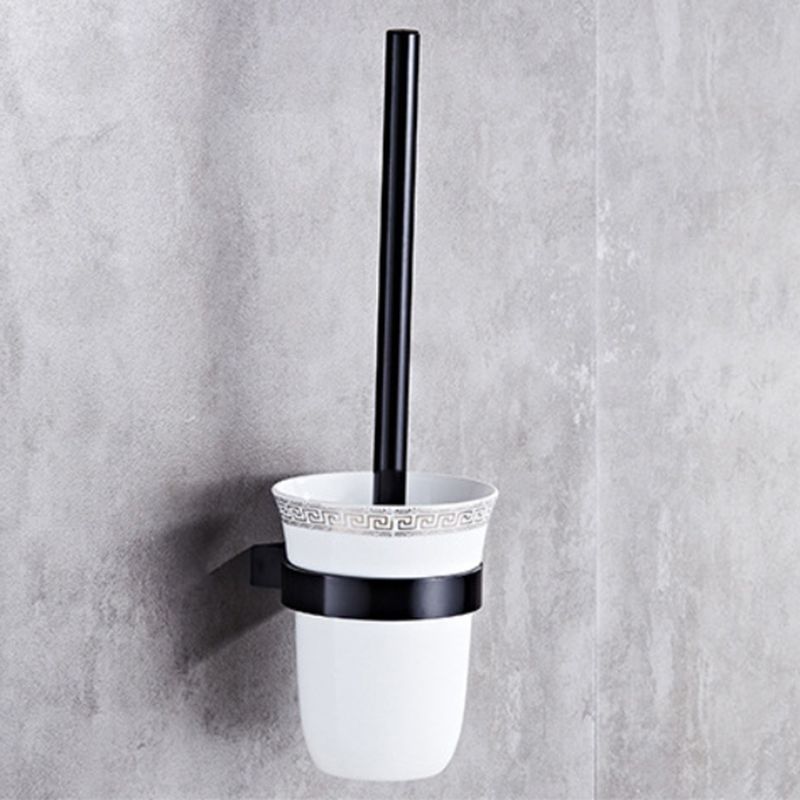 BowLift | Modern 5/6-piece bathroom accessory set with bathroom shelf/robe hooks/towel bar