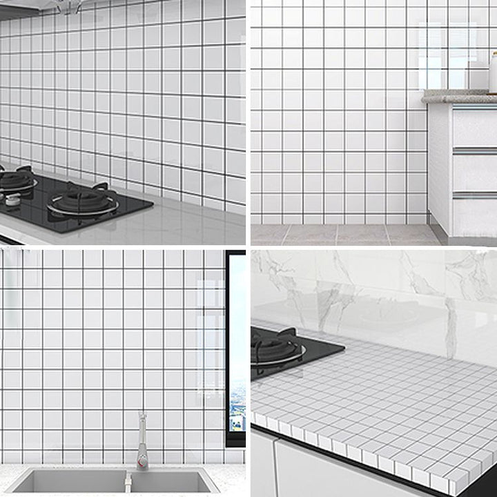 BowLift | Rectangular Mold Resistant Tile PVC Singular Peel & Stick Tile for the Kitchen
