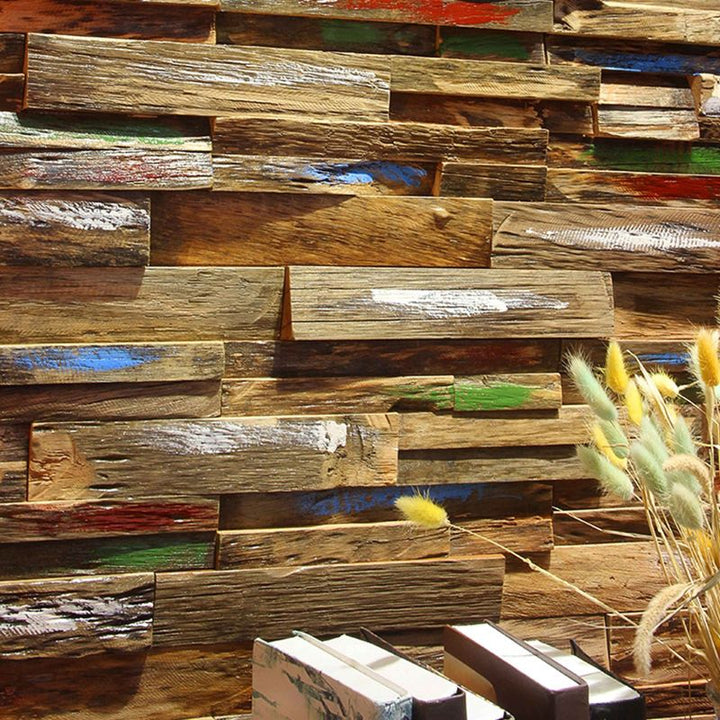 BowLift | Wall cladding wood shiplap mosaic modern interior wall cladding