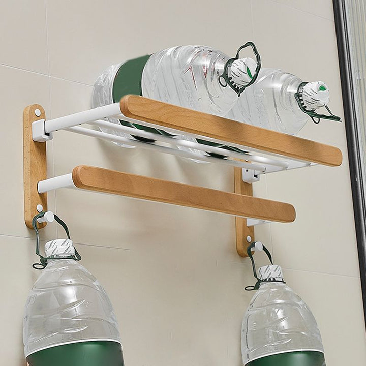 BowLift | Modern natural bathroom accessories as a single piece or in a set made of solid wood