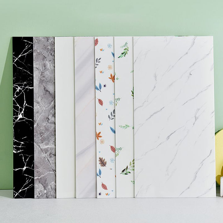 BowLift | Modern rectangular Peel and Stick back wall tile PVC wallpaper