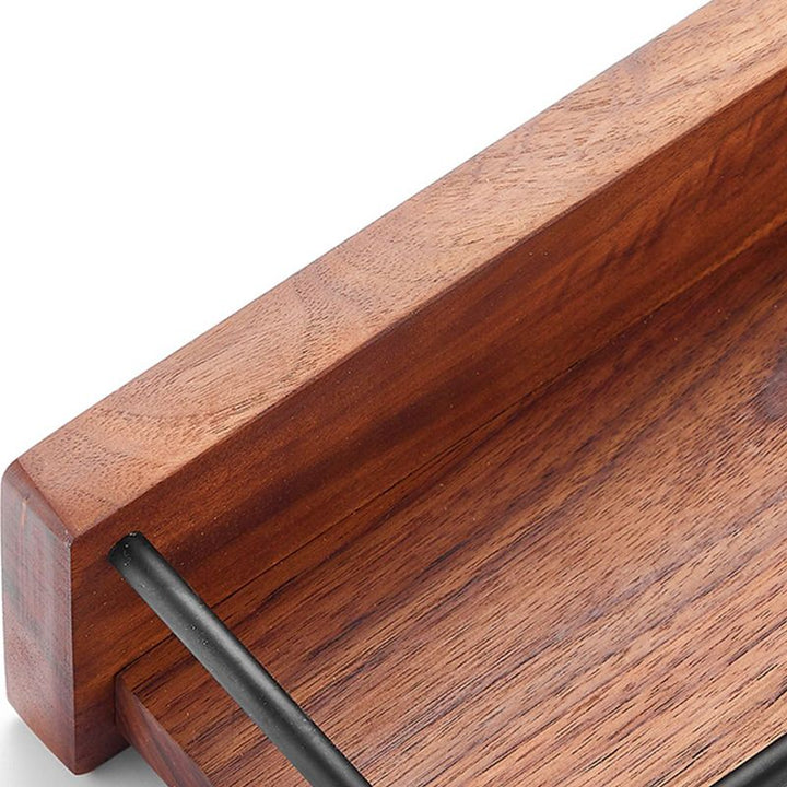 BowLift | Solid Wood Bathroom Accessories Set Foldable Metal Bathroom Accessories