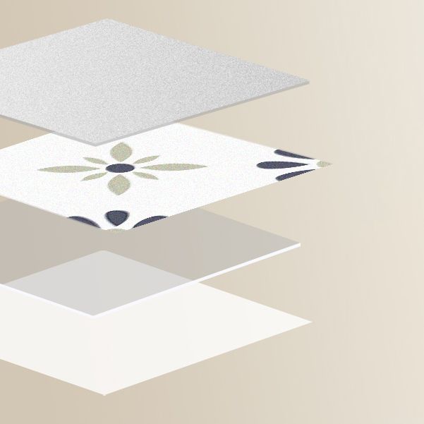 BowLift | Modern Floor Tile Peel and Stick Ceramic Pattern PVC Flooring