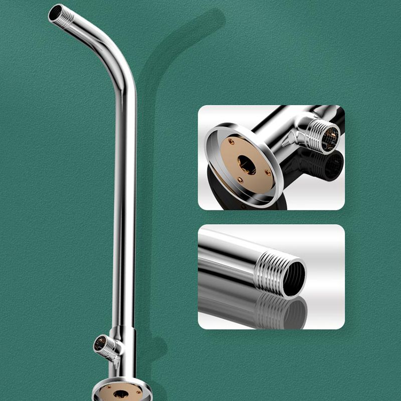 BowLift | Modern Showerhead Combination Double Showerhead Polished Stainless Steel Wall Mounted Showerhead