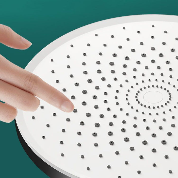 BowLift | Round Fixed Shower Head High Flow Aerated Wall Mount Shower Head