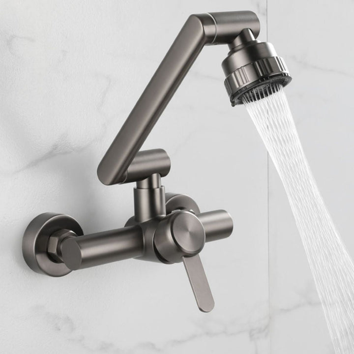 BowLift | Modern Wall-Mount Kitchen Faucet Single Handle Faucet in Chrome