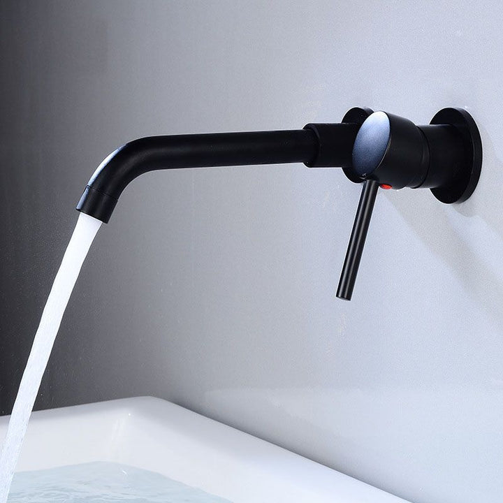 BowLift | Wall mounted metal bathtub faucet single lever swivel bathtub tap trim