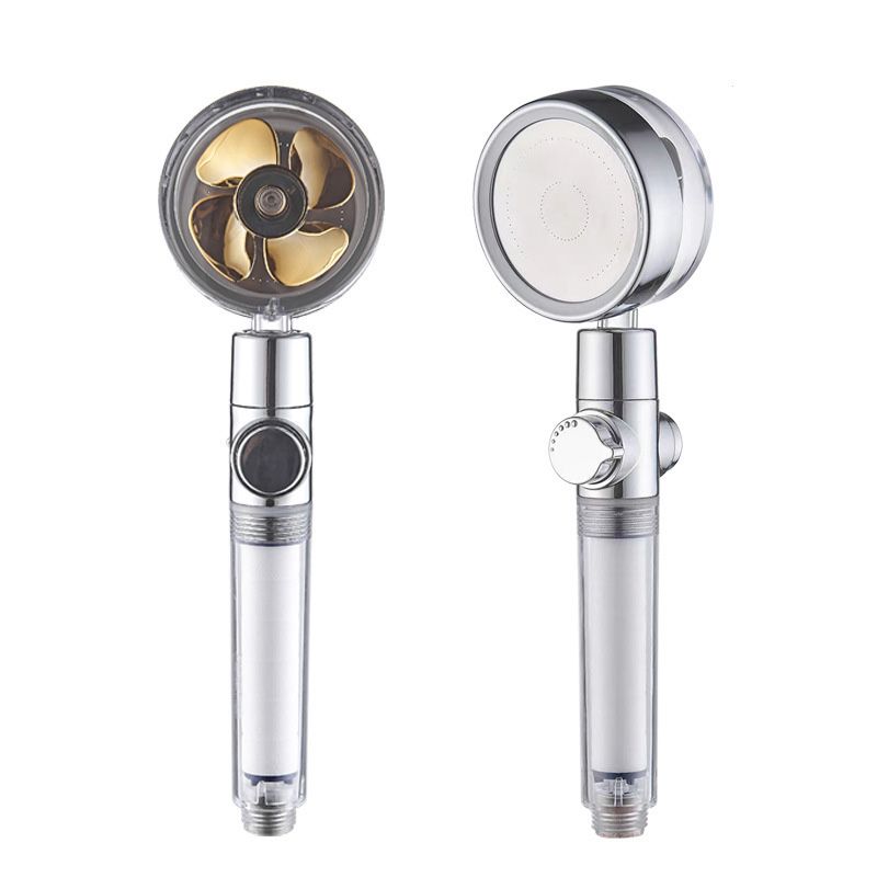 BowLift | Plastic Hand Shower Standard Round Spray Nozzle with Swivel Attachment