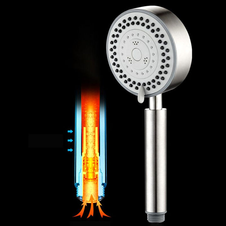 BowLift | Contemporary Shower Head 304 Stainless Steel Round Hand Shower