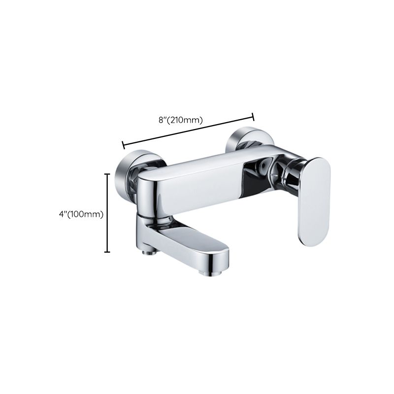 BowLift | Modern Wall-Mounted Bathtub Faucet Trim Metal Single-Lever Bathtub Faucet Trim
