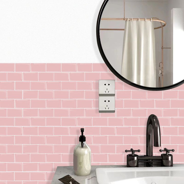 BowLift | Simple Peel & Stick Tile Scratch-Resistant Plastic Peel and Stick Subway Tile for Shower