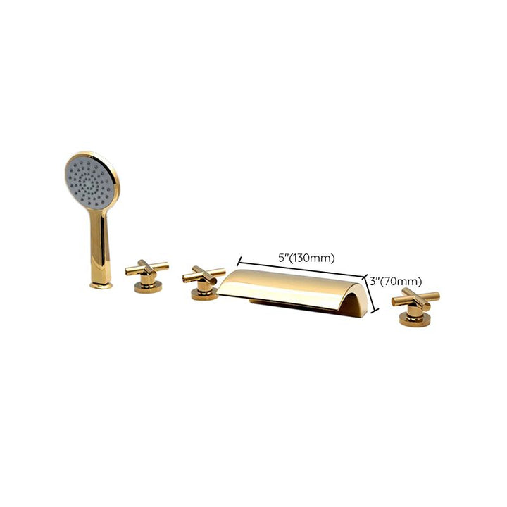 BowLift | Contemporary Style Bathroom Faucet Metal Deck Mounted Bathroom Faucet
