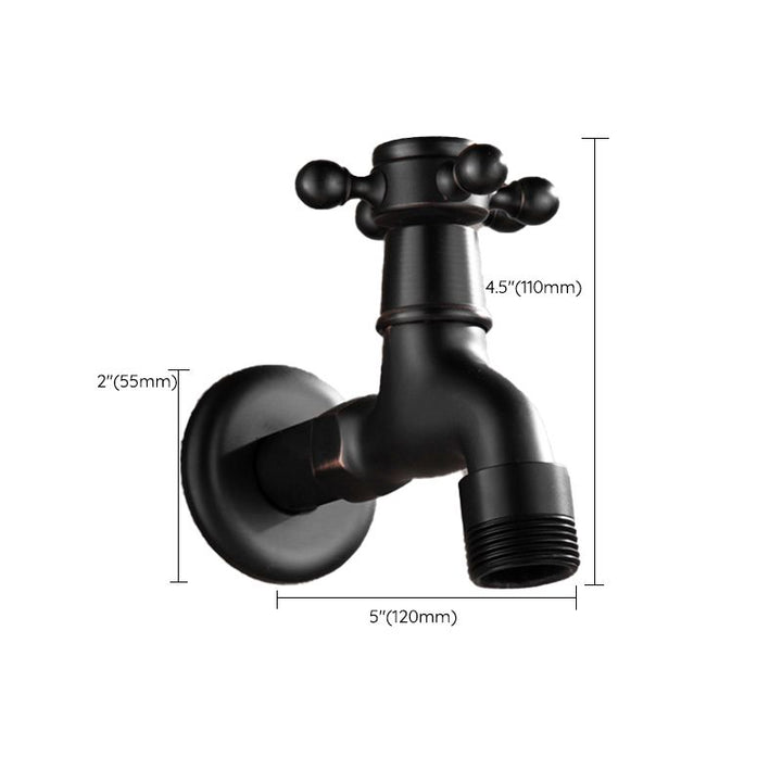BowLift | Wide Bathroom Sink Faucet Wall-Mounted Cross Handle Faucet