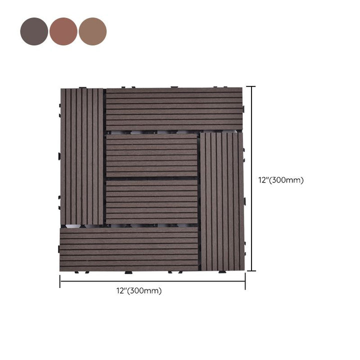 BowLift | Modern plastic wood laminate deck outdoors, mold-resistant laminate