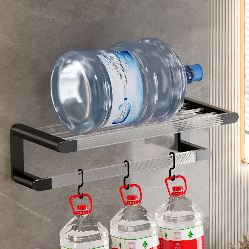 BowLift | Black Bathroom Set Metallic & Acrylic Bathroom Accessories Set made of Stainless Steel Aluminium