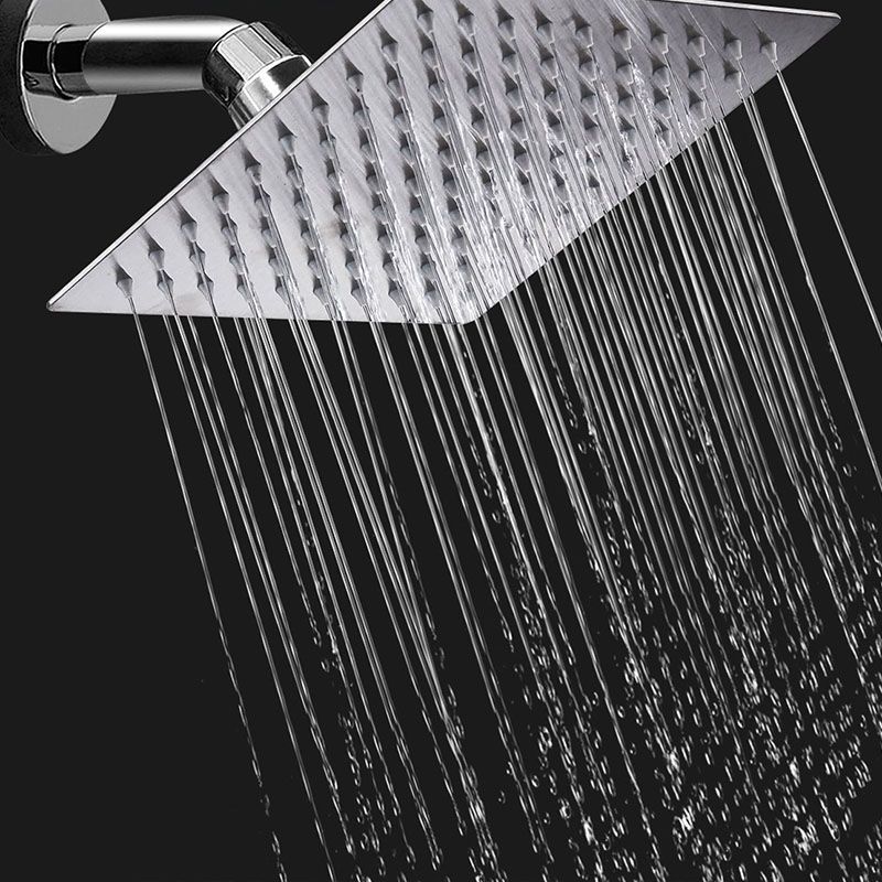 BowLift | Showerhead Square Wall-Mounted Rain Spray Stainless Steel Showerhead