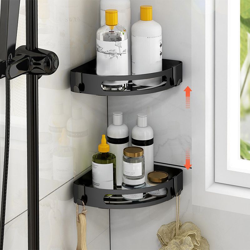 BowLift | Modern Bathroom Accessories Black Paper Holder Bathroom Shelf Bathroom Accessory Set