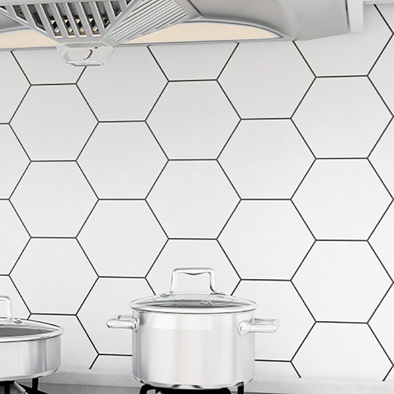 BowLift | Modern Tile Peel & Stick PVC Grid Pattern Self-Adhesive Wallpaper