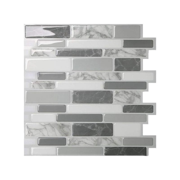 BowLift | Peel & Stick Subway Tile Stain Resistant Plastic Rectangle Peel and Stick Tile 2-Pack