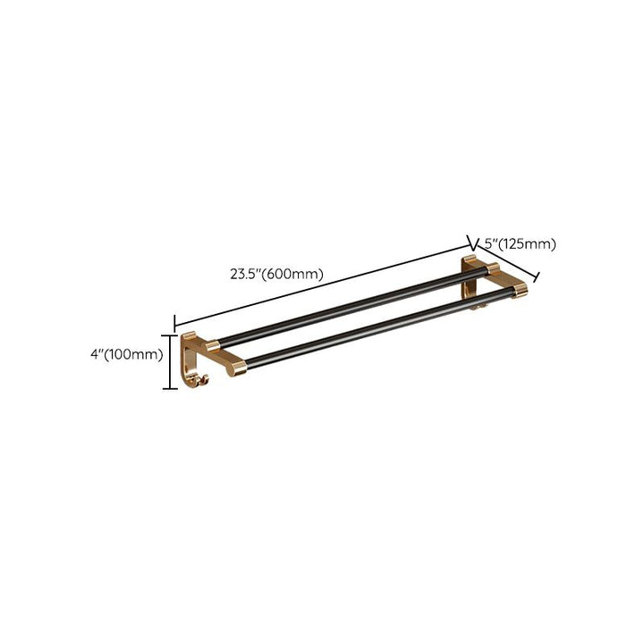 BowLift | Traditional Black Aluminum Bathroom Fittings Set Bathroom Accessories Kit