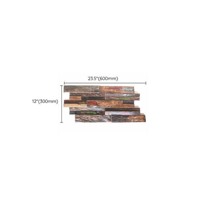 BowLift | Wall cladding wood shiplap mosaic modern interior wall cladding