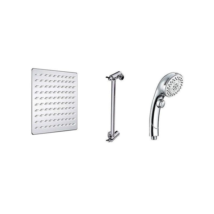 BowLift | Stainless Steel 8 Inch Shower Set 5 Sprays Handheld Shower Head Shower Arm