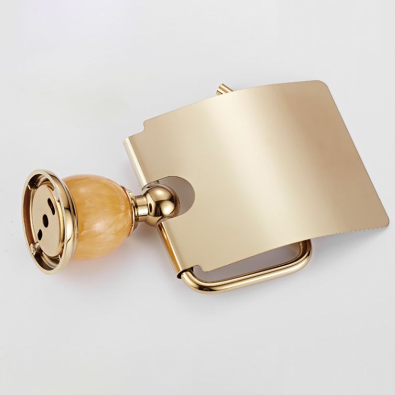 BowLift | Contemporary brushed brass bathroom accessories as a single piece or as a set
