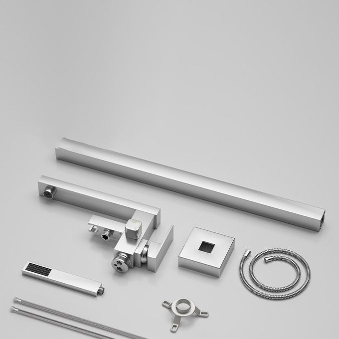 BowLift | Modern Freestanding Bathtub Faucet Copper Floor Mounted Freestanding Bathtub Faucet