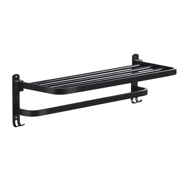BowLift | Modern Bathroom Accessories Black Paper Holder Bathroom Shelf Bathroom Accessory Set