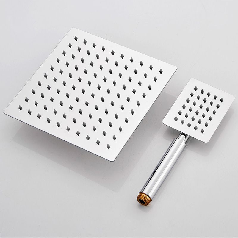 BowLift | Square Metal Double Shower Heads Modern Shower with Shower Hose