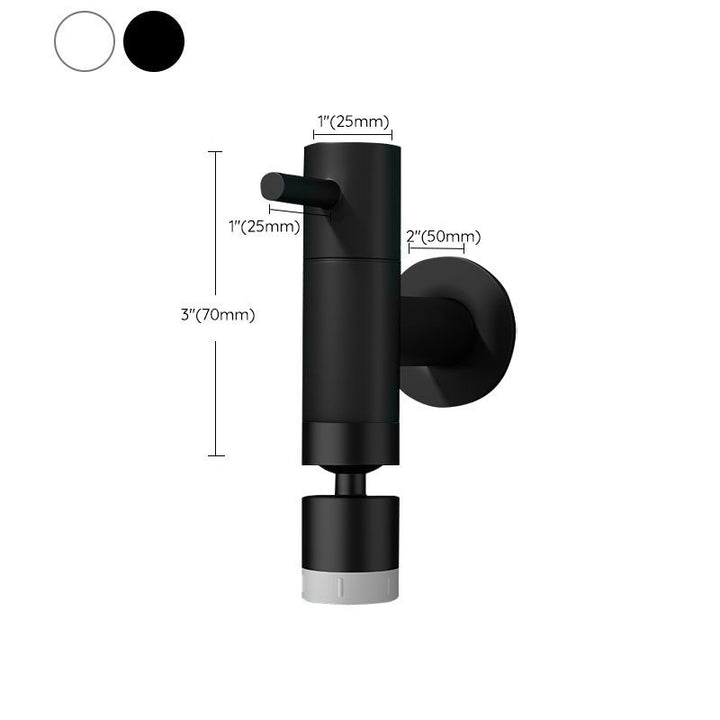 BowLift | Contemporary Wall-Mounted Bathroom Faucet One Hole Solid Brass Round Faucet