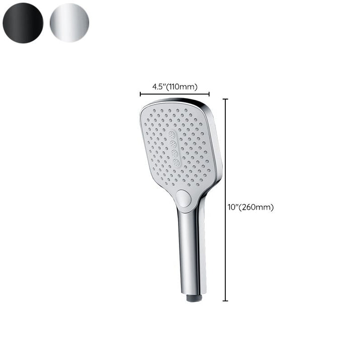 BowLift | Contemporary Fixed Shower Head Square Metal Shower Head Combo