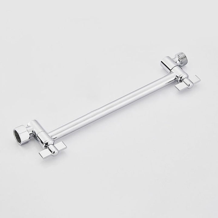 BowLift | Silver Square Fixed Shower Head Modern Style Wall Mounted Shower Head