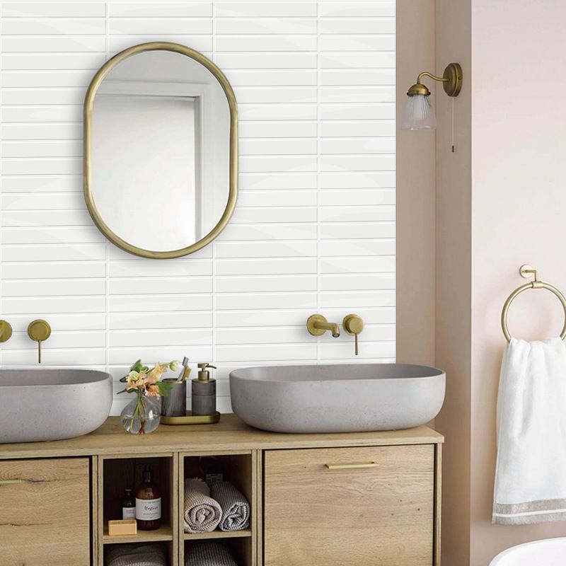 BowLift | Modern Peel & Stick Subway Tiles PVC Rectangular Peel-and-Stick Wall Cladding